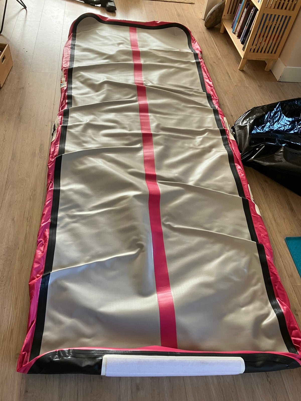 Airtrack roze 3 meter, Kindermaat 122 t/m 140, Ophalen, Zo goed als nieuw, Materiaal