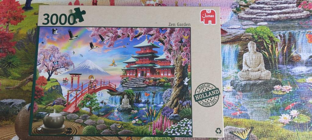 3 legpuzzels 3000 stukjes COMPLEET, Ophalen of Verzenden, Meer dan 1500 stukjes, Zo goed als nieuw, Legpuzzel