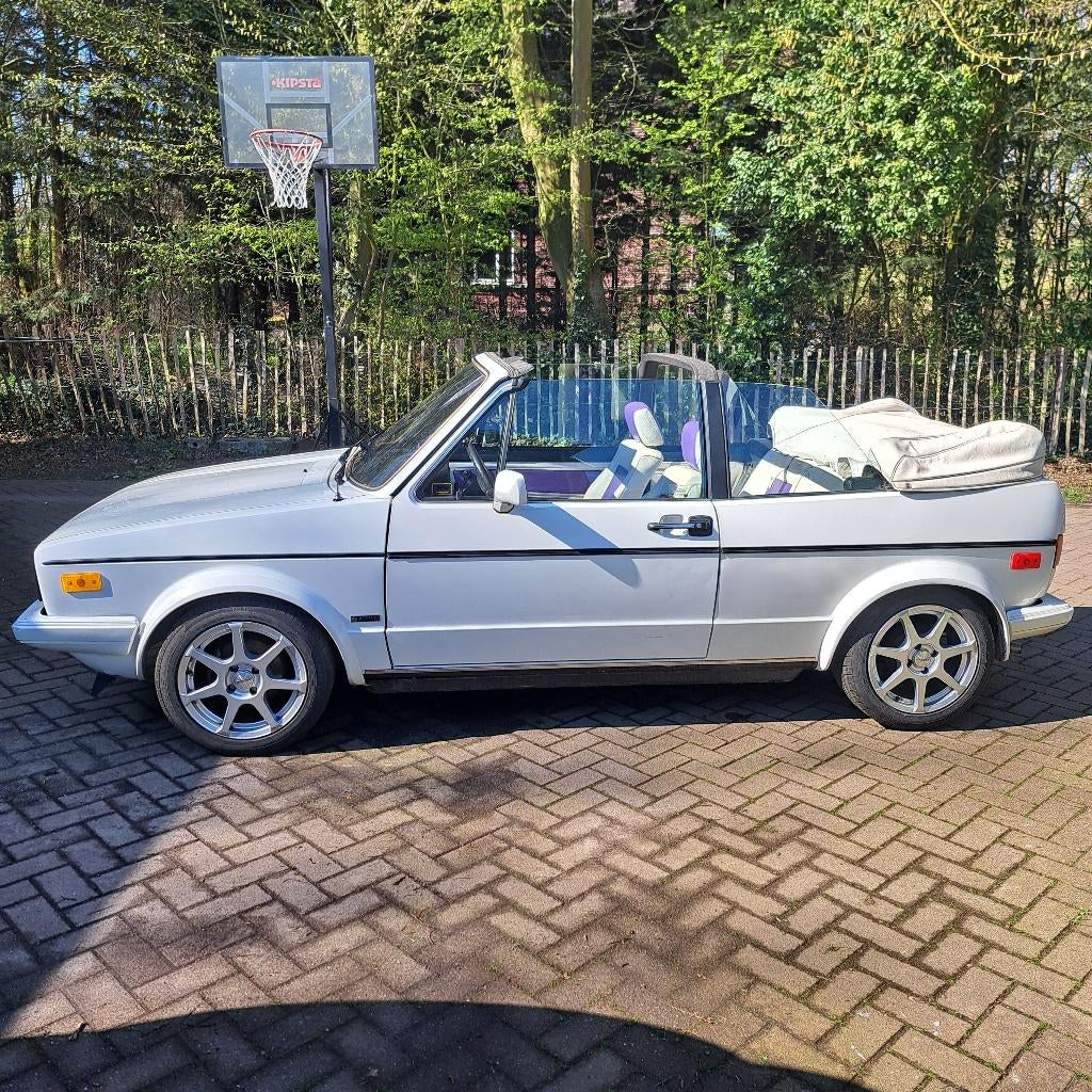 Volkswagen Golf 1.8 GL Cabriolet K6 1985 Wit, Auto's, Volkswagen, Voorwielaandrijving, 938 kg, Cabriolet, Wit