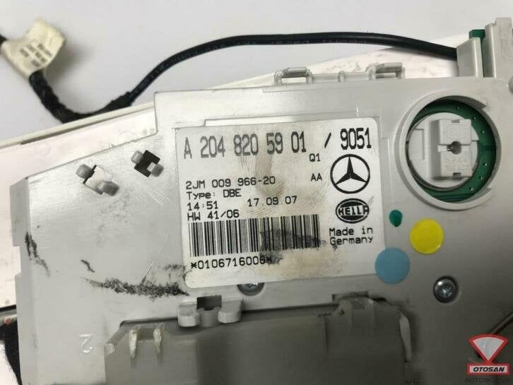 mercedes c klasse w204 binnenverlichting hemel a2048205901, Gebruikt, Mercedes-Benz AG, Mercedes-Benz, Ophalen of Verzenden