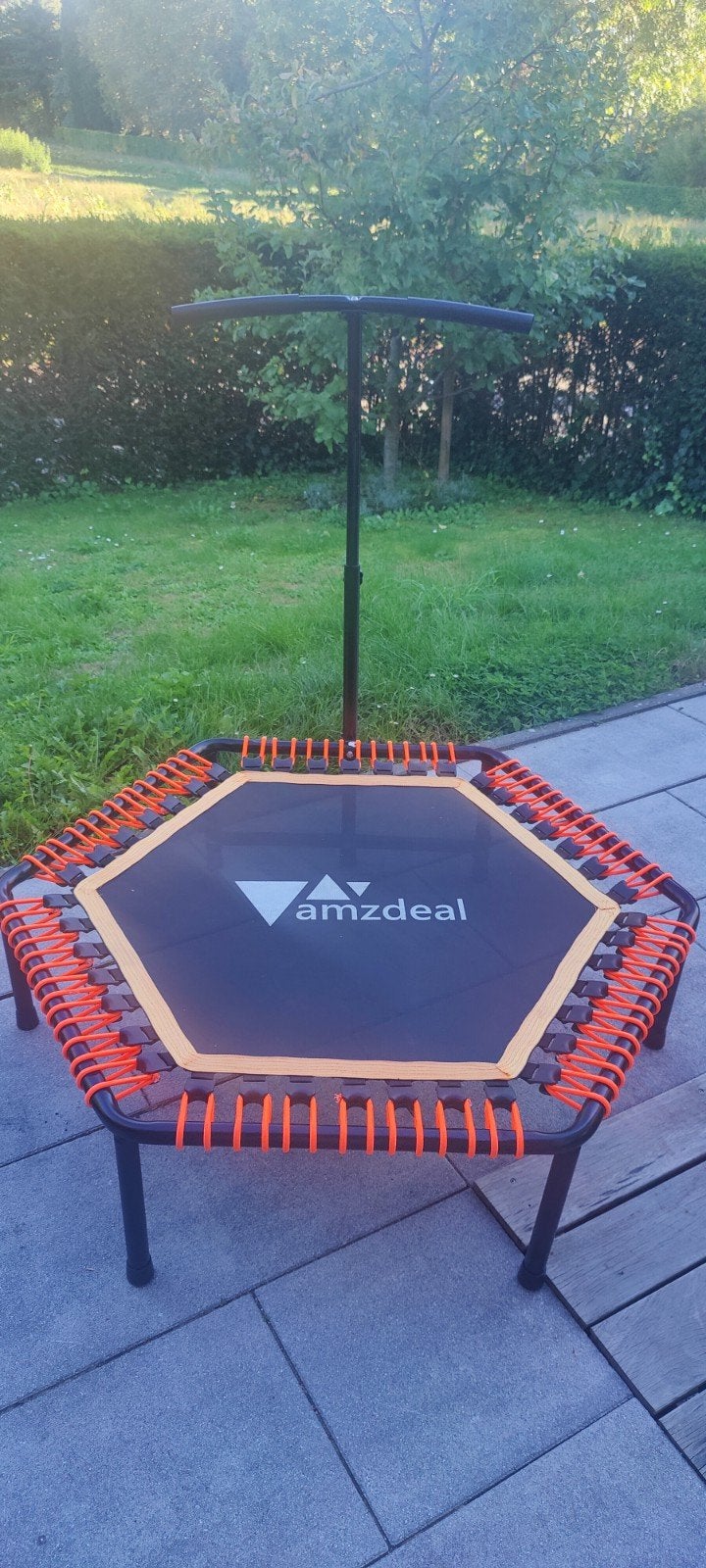 Trampoline Fitness Rebounder met elastieken, Ophalen, Zo goed als nieuw