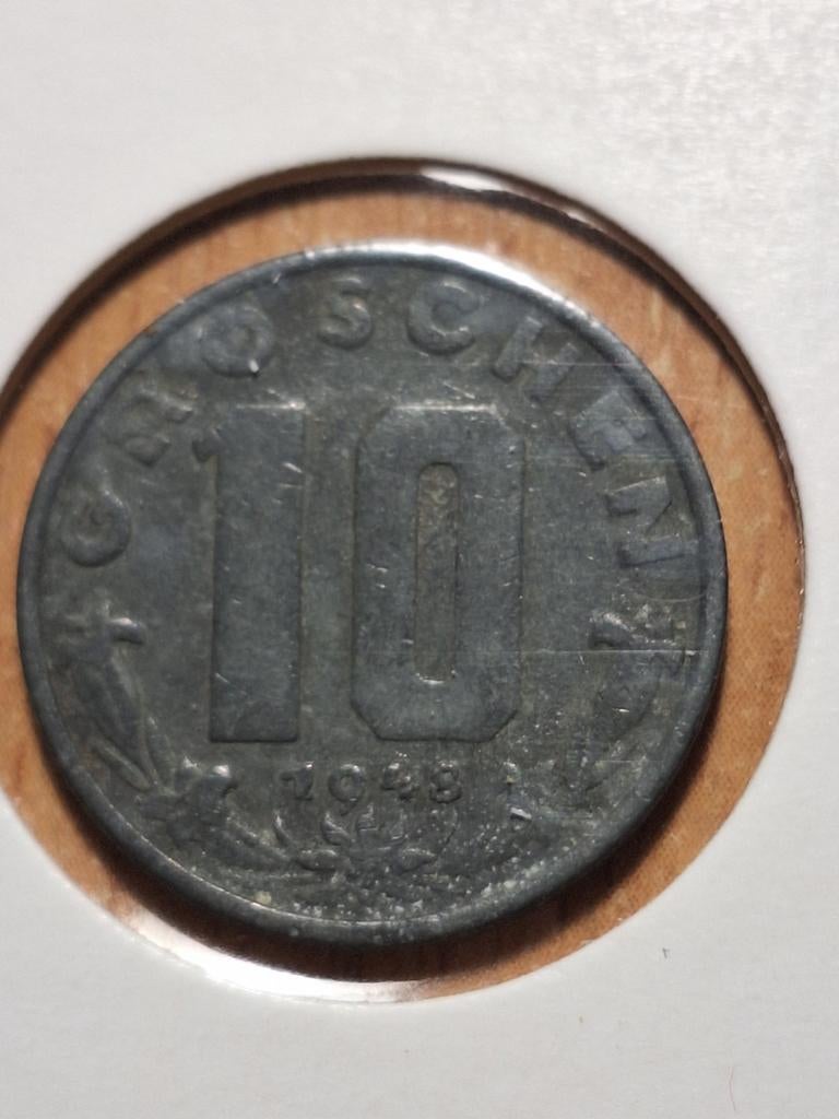 OOSTENRIJK 10 groschen 1948 (#96), Ophalen of Verzenden, Oostenrijk, Losse munt