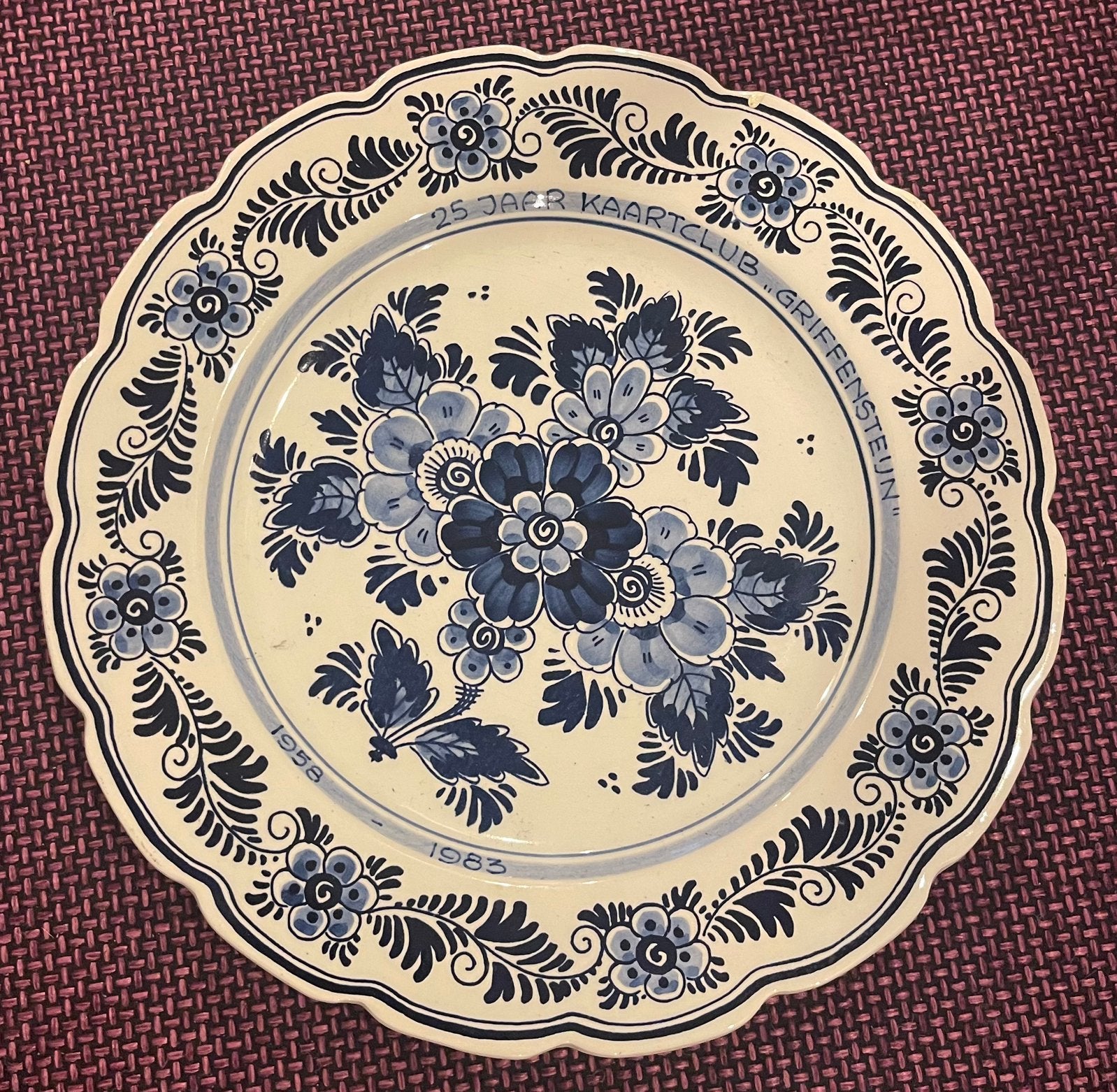 Delfts blauw wandborden en tegel, Antiek en Kunst, Ophalen