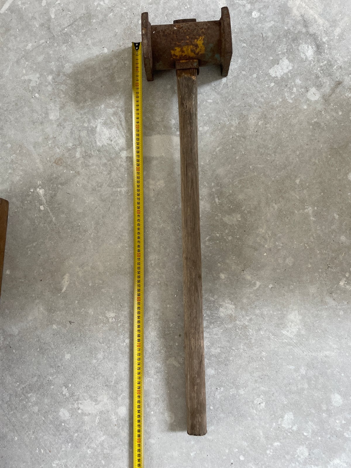 Oude zware hamer met houten steel, Ophalen, Gebruikt, Hamer, Overige merken