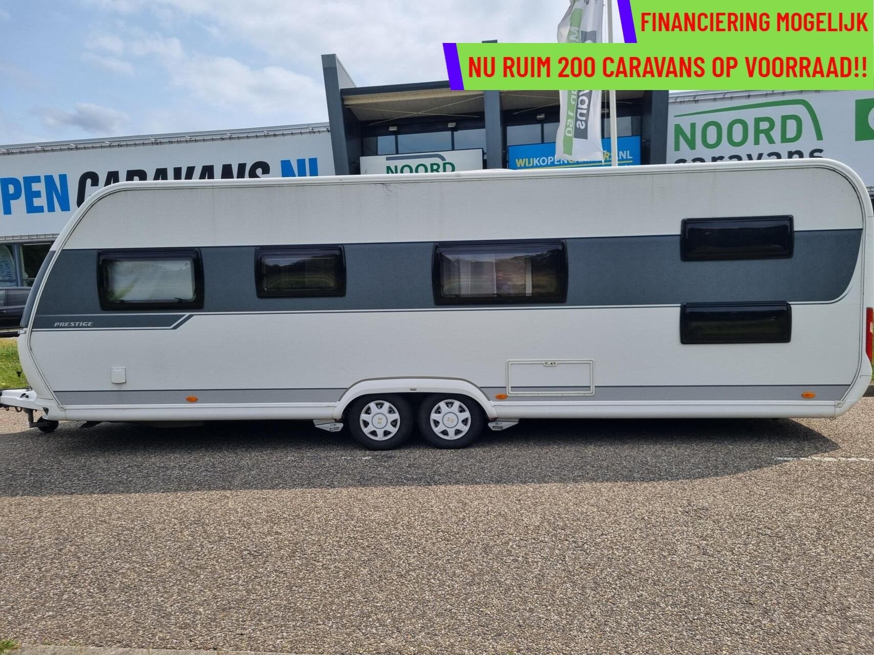 Hobby PRESTIGE 720 KFU STAPELBED + MOVER +AIRCO +CASS LUIFEL, Mover, Rondzit, Hobby, Bedrijf