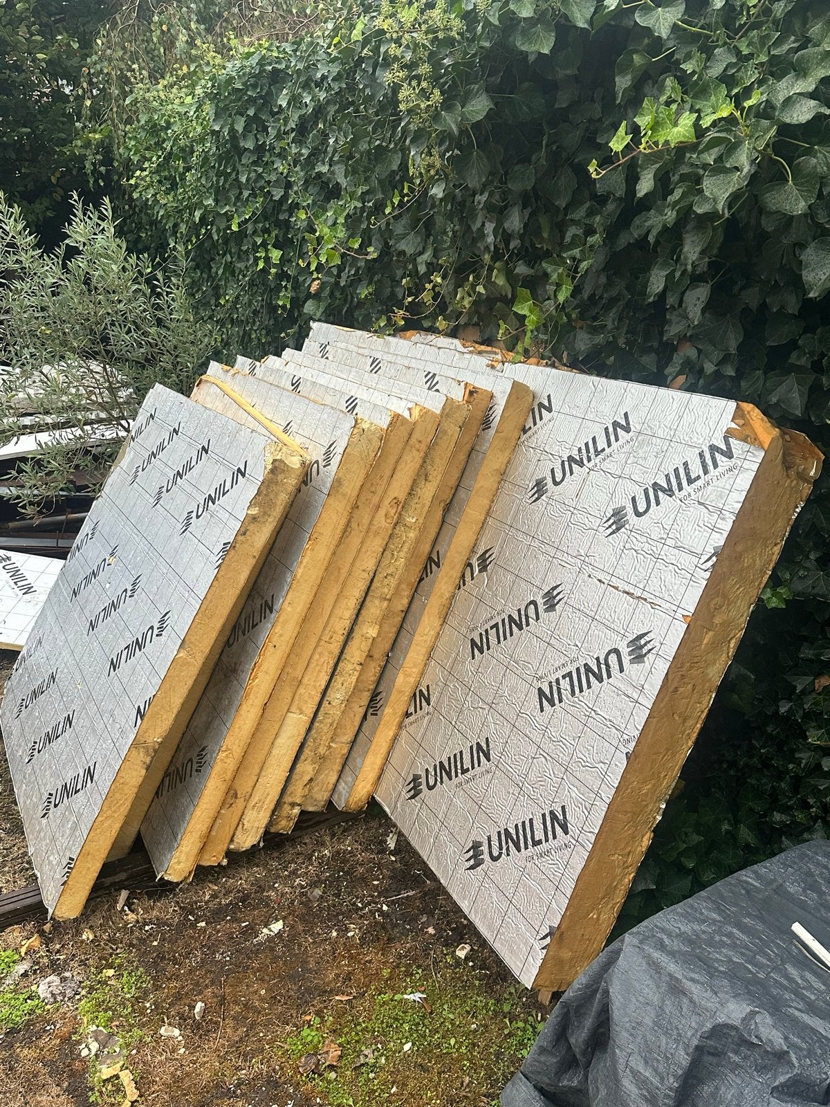 Unilin isolatieplaten - Hardschuim (Pir) 2 zijdig aluminium, Ophalen, Gebruikt, Hardschuim (Pir), 15 m² of meer