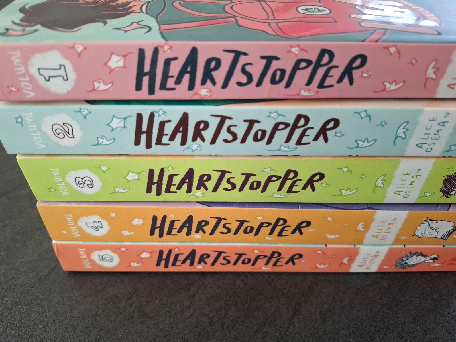 Heartstopper Complete Set - Volumes 1-5 English Alice Oseman, Ophalen of Verzenden, Zo goed als nieuw, Alice Oseman