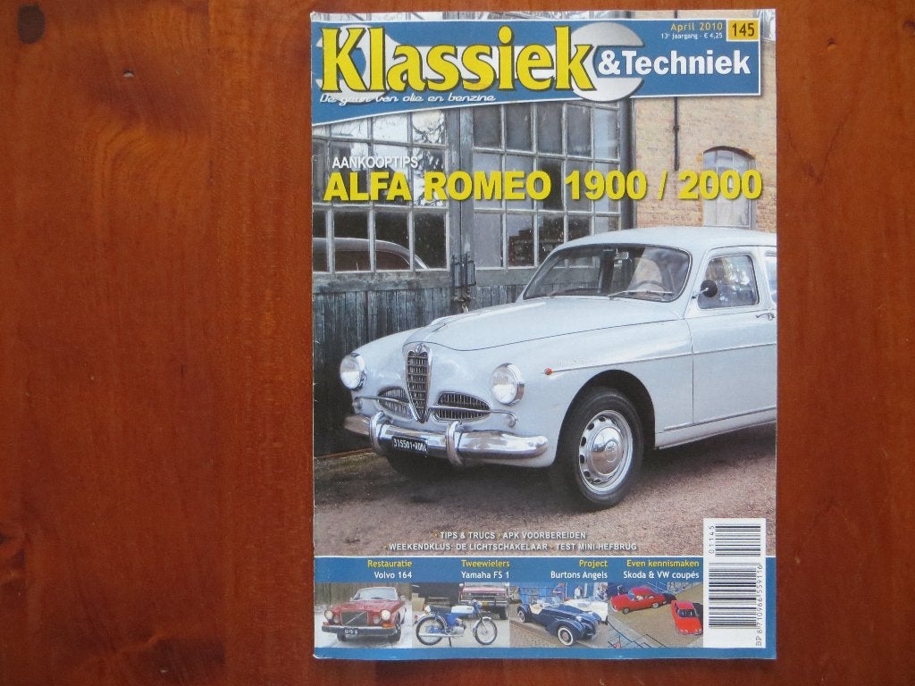 Klassiek & Techniek 145 Alfa Romeo 1900 / 2000 Berlina, Ophalen of Verzenden, Nieuw, Alfa Romeo