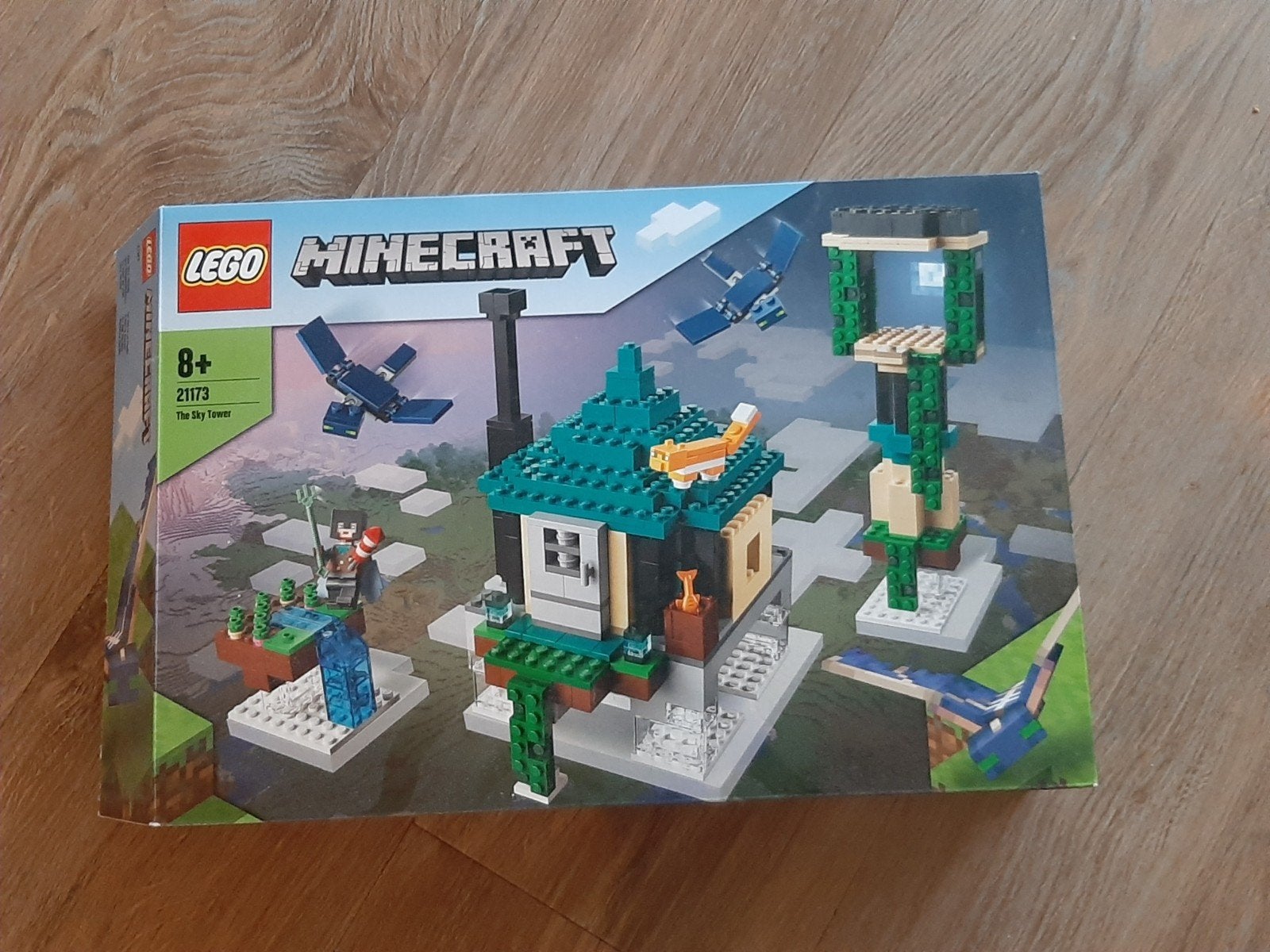 Lego minecraft the sky tower, Gebruikt, Minecraft, Ophalen of Verzenden, Complete set