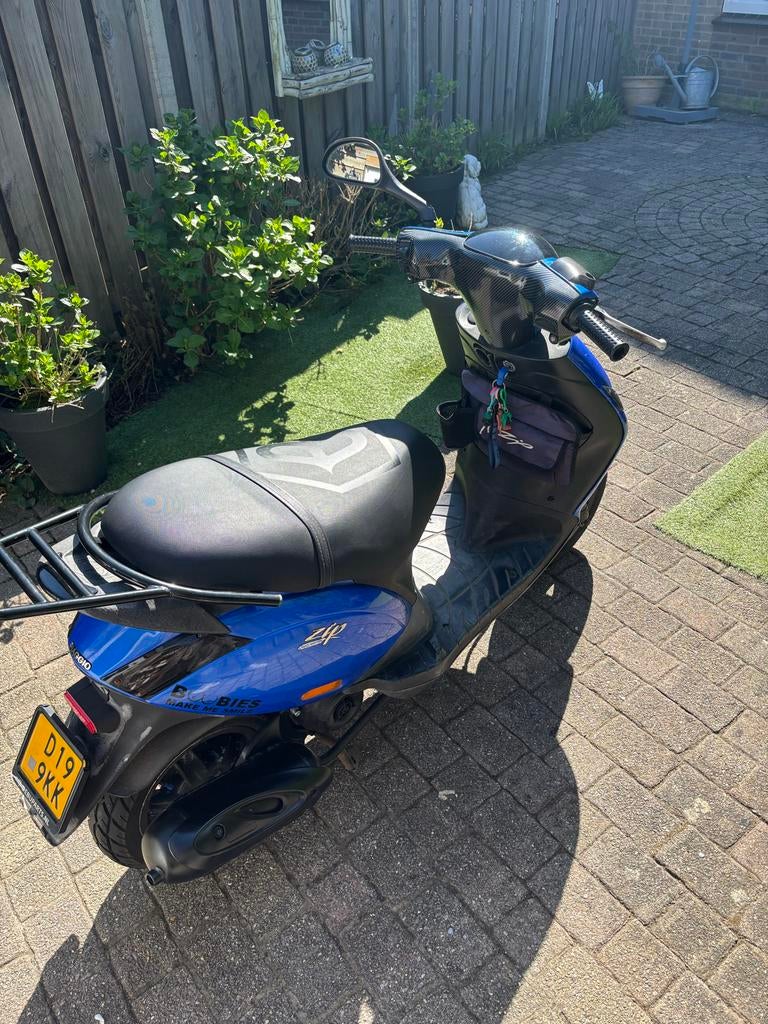 Piaggio Zip Scooter - Blauw, Goede Staat, Fietsen en Brommers, Brommeronderdelen | Scooters, Gebruikt, Piaggio, Overige typen