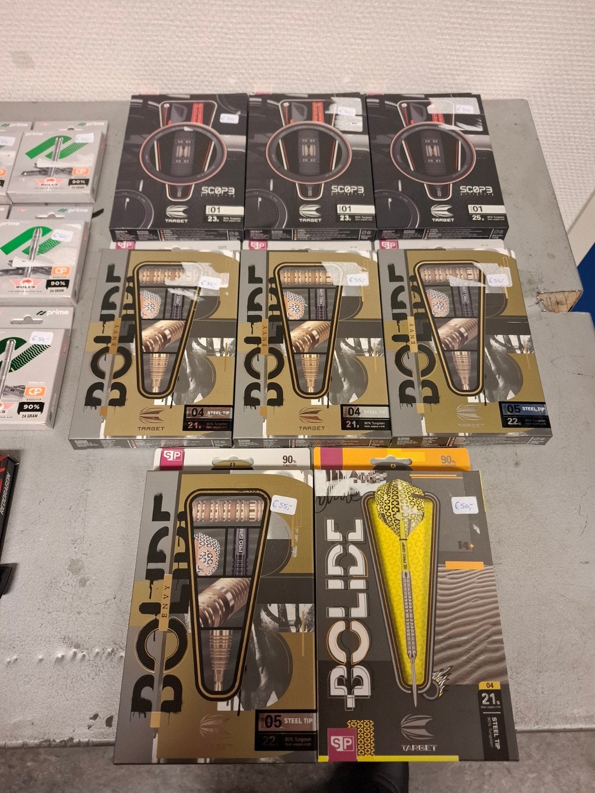 Diverse dartartikelen: pijlen, flights, shafts en cases, Ophalen of Verzenden, Nieuw, Overige typen