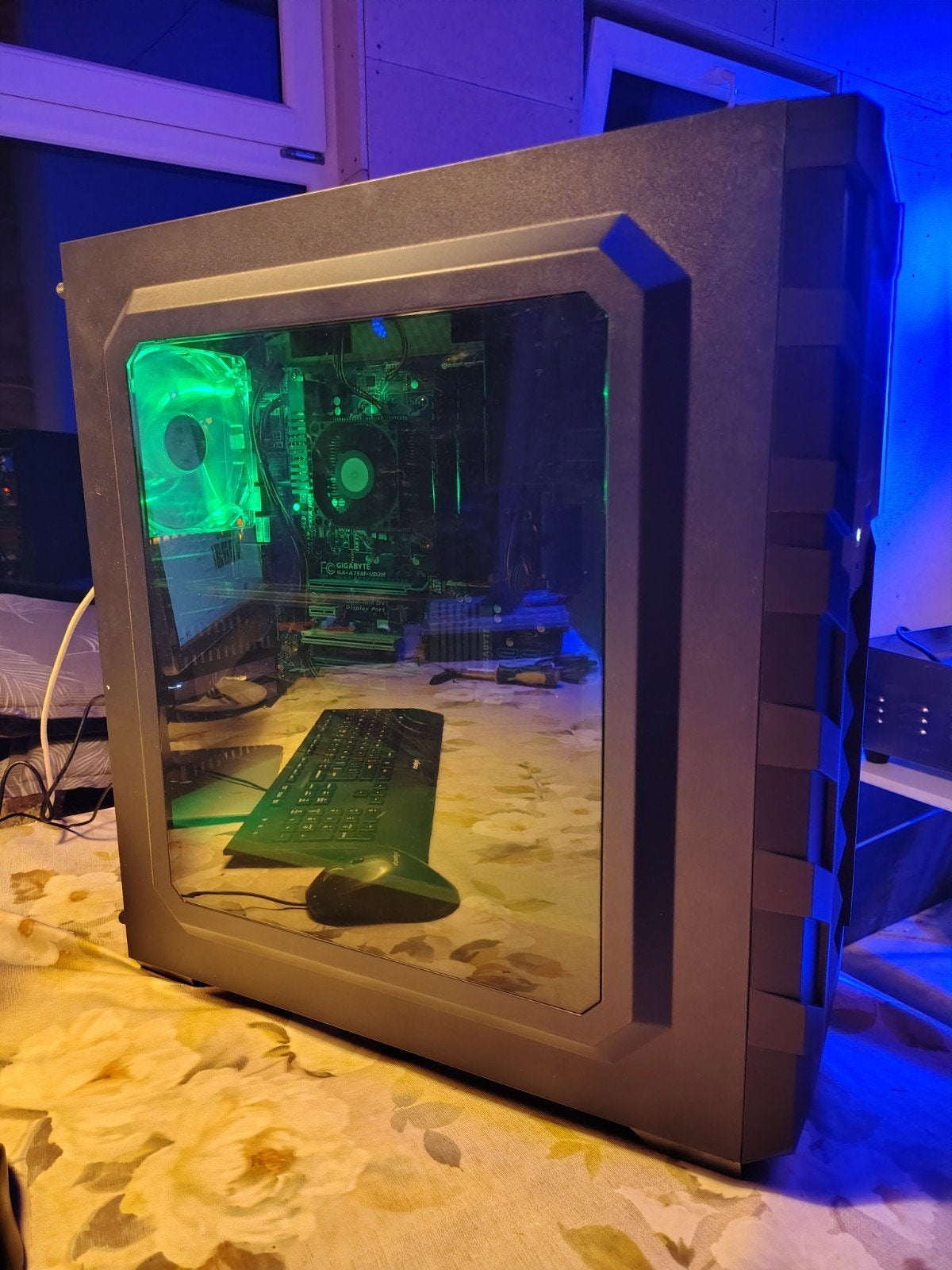 Desktop PC met AMD A6-3600, 8GB RAM DDR3, 128GB SSD, Gebruikt, Sharkoon, 8 GB, Virtual Reality