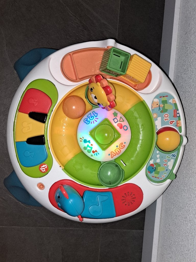 Fisher price compacte speeltafel licht geluid, Ophalen, Zo goed als nieuw, Speelset, Met licht