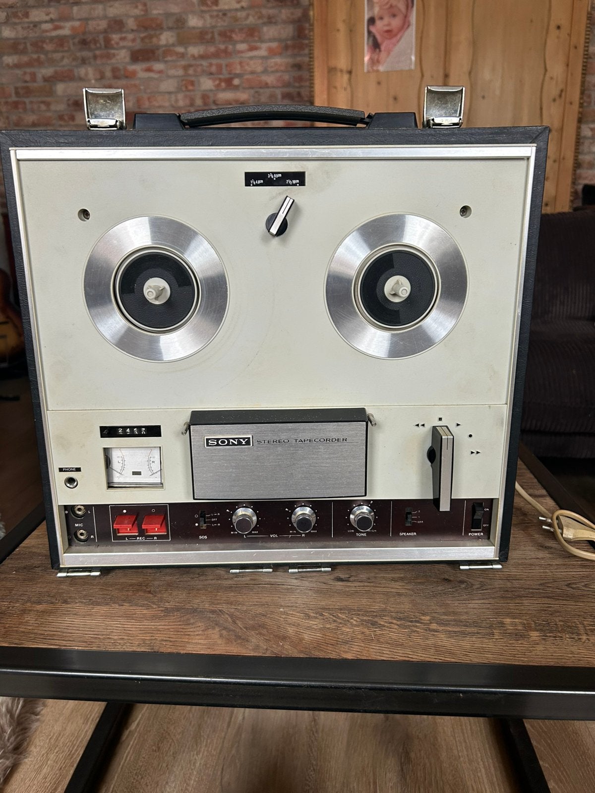 Sony tc252 bandrecorder werkend, Audio, Tv en Foto, Bandrecorders, Ophalen of Verzenden, Bandrecorder