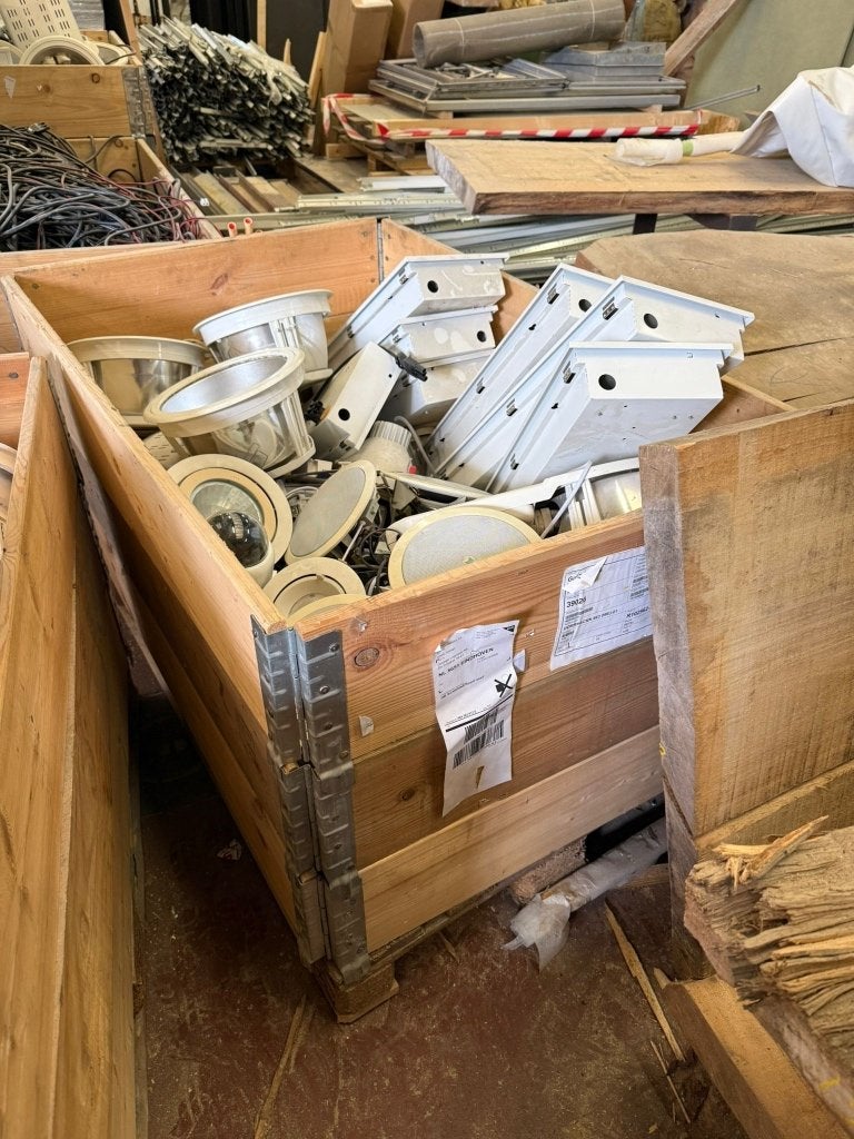 Downlighters, Inbouwspots, TL-bakken, Ophalen, Overige fittingen, Zo goed als nieuw, Metaal