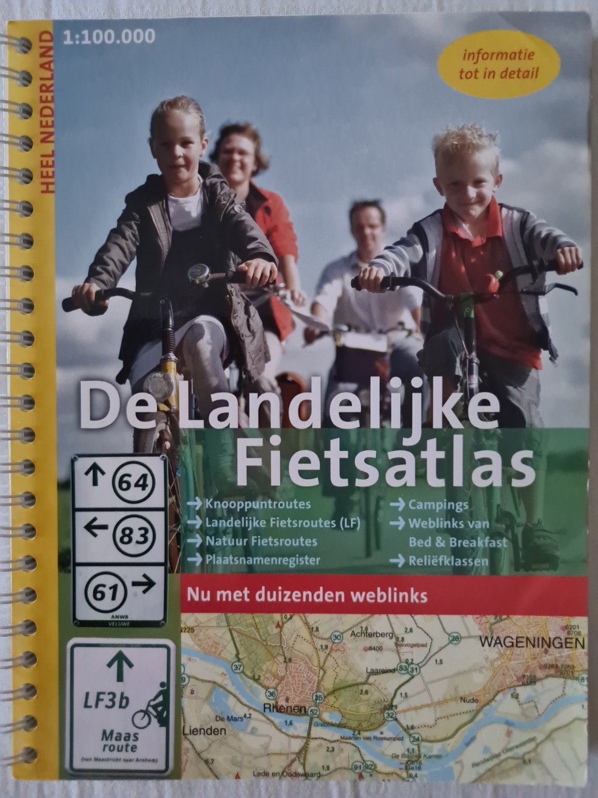 De Landelijke Fietsatlas Nederland, Boeken, Reisgidsen, Zo goed als nieuw, Reisgids of -boek, Europa, Overige merken, Ophalen of Verzenden