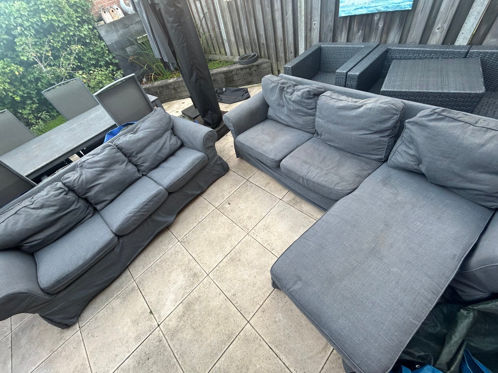 Bankstellen gratis afhalen, Ophalen, Gebruikt, Driepersoons, 75 tot 100 cm
