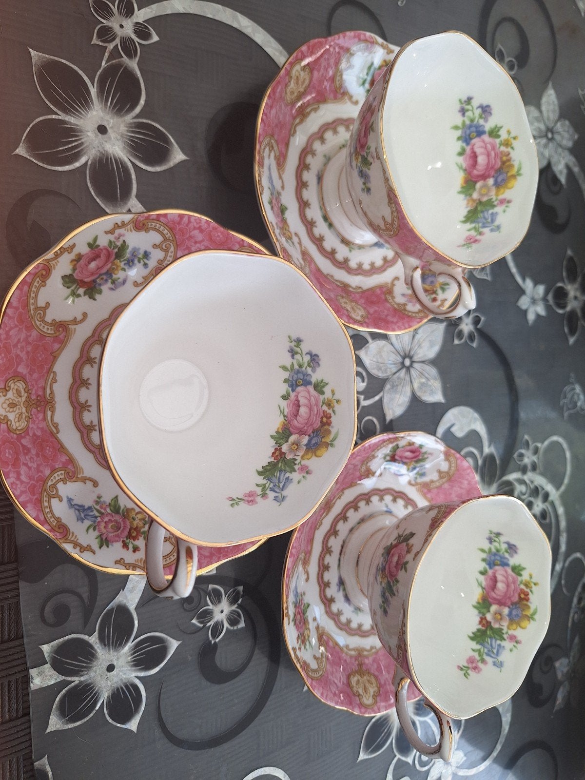 Royal Albert Lady Carlyle Theekop en Schotel, Ophalen of Verzenden