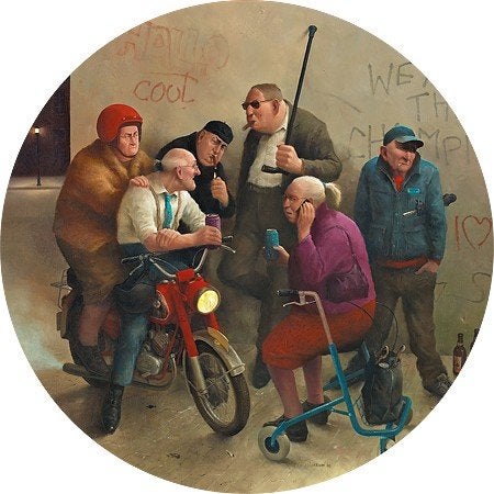 3x art circles van Marius van Dokkum izgs, Ophalen