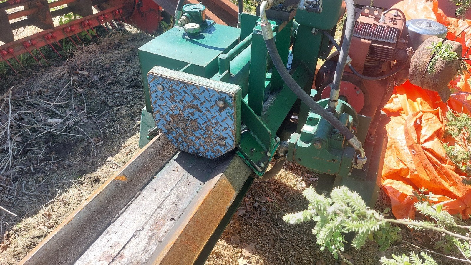 Benzine kloof machine, Tuin en Terras, Minder dan 3 m³, Ophalen of Verzenden