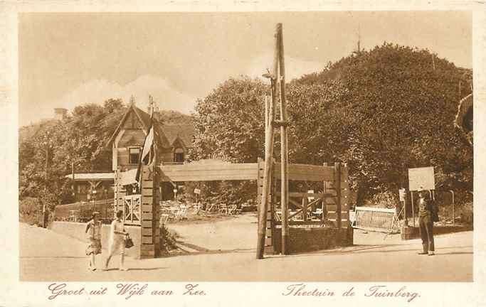 301-182-007 Wijk aan Zee Theetuin de Tuinberg, Verzenden, Voor 1920, Noord-Holland