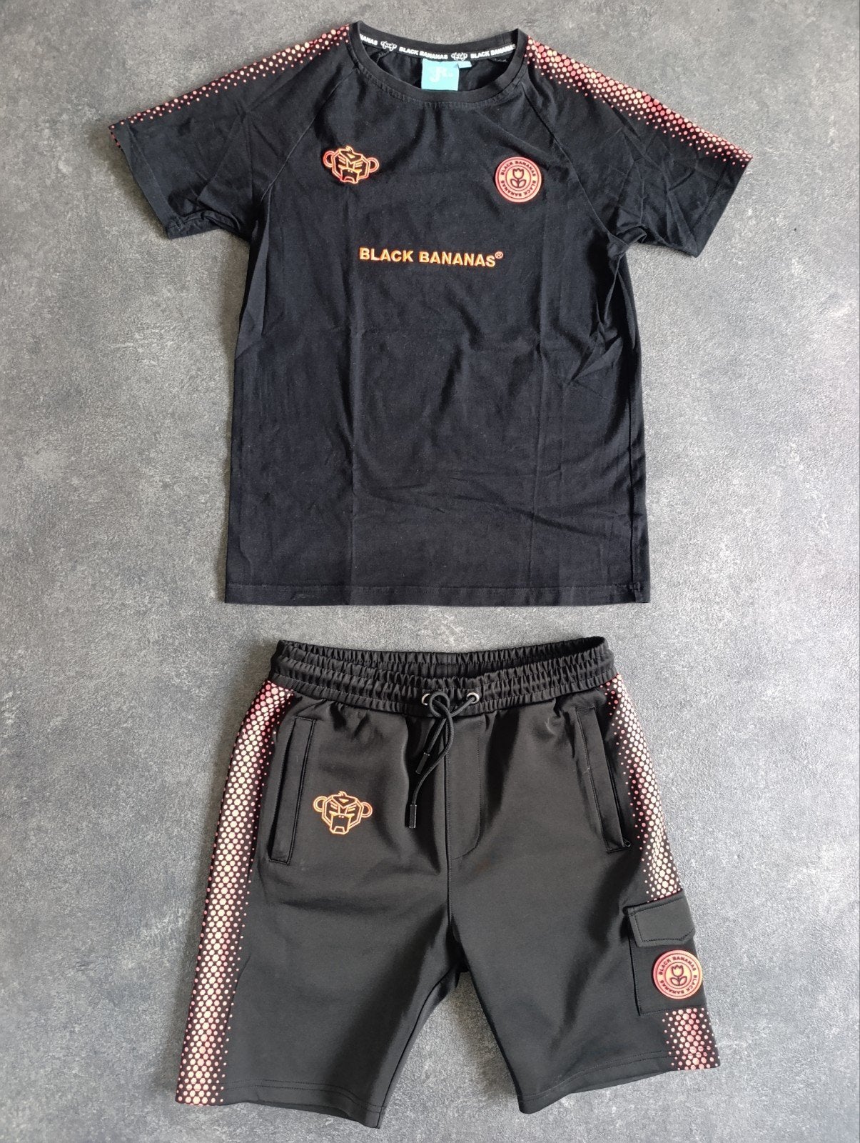Black Bananas set zwart maat 176 / XS, Kinderen en Baby's, Kinderkleding | Maat 176, Trui of Vest, Ophalen of Verzenden, Zo goed als nieuw