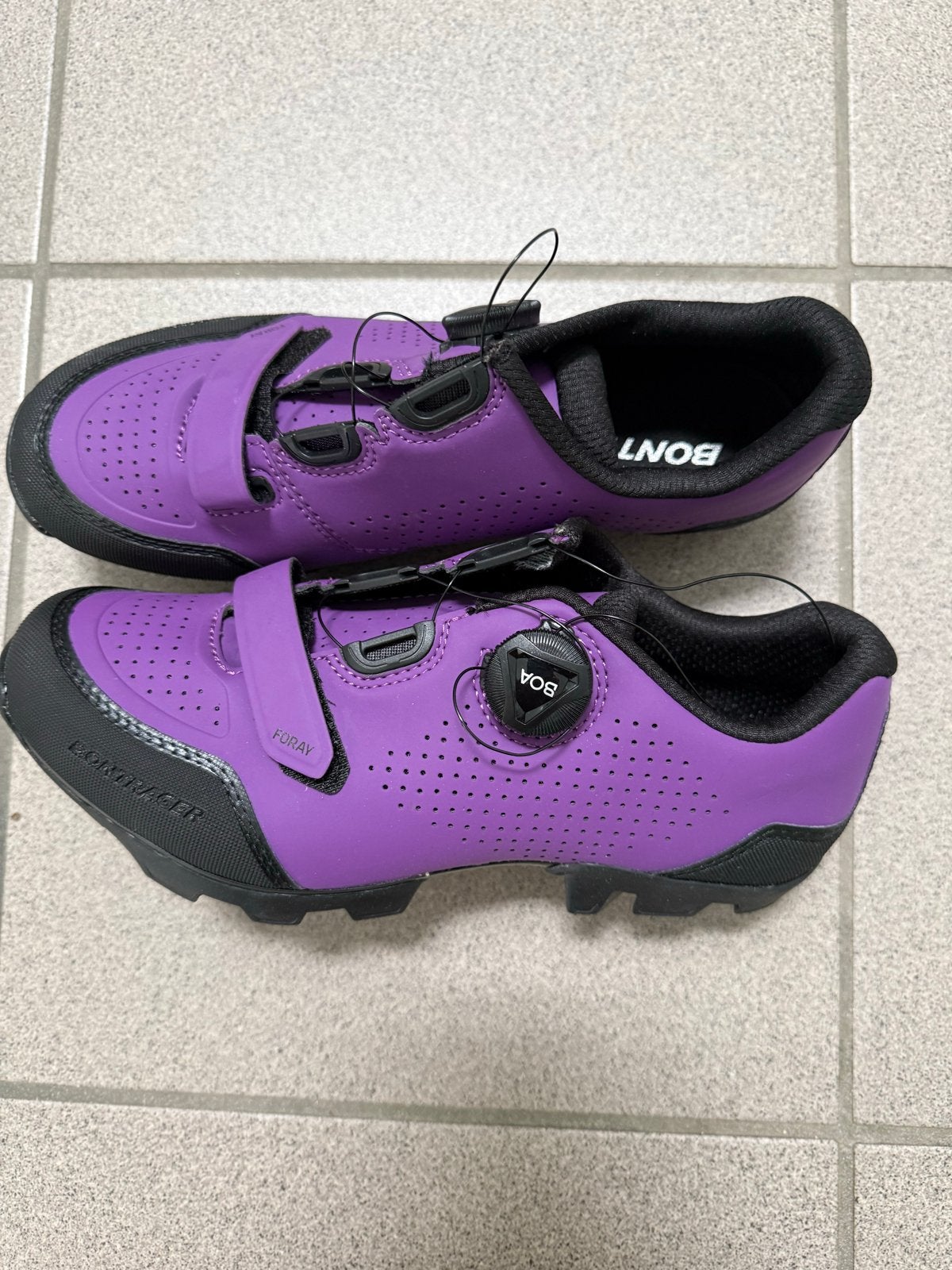 Opruimactie: Paarse Bontrager Foray schoenen - Maat 39, Schoenen, Overige maten, Ophalen of Verzenden, Zo goed als nieuw