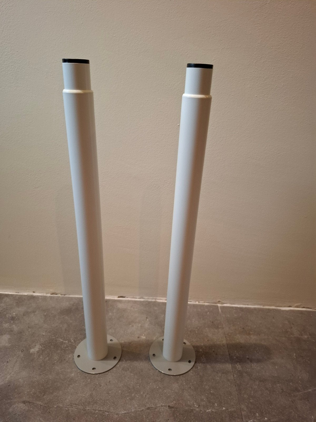 2x IKEA Olov verstelbare poten wit - Nieuw, Ophalen, Nieuw, Wit, Metaal