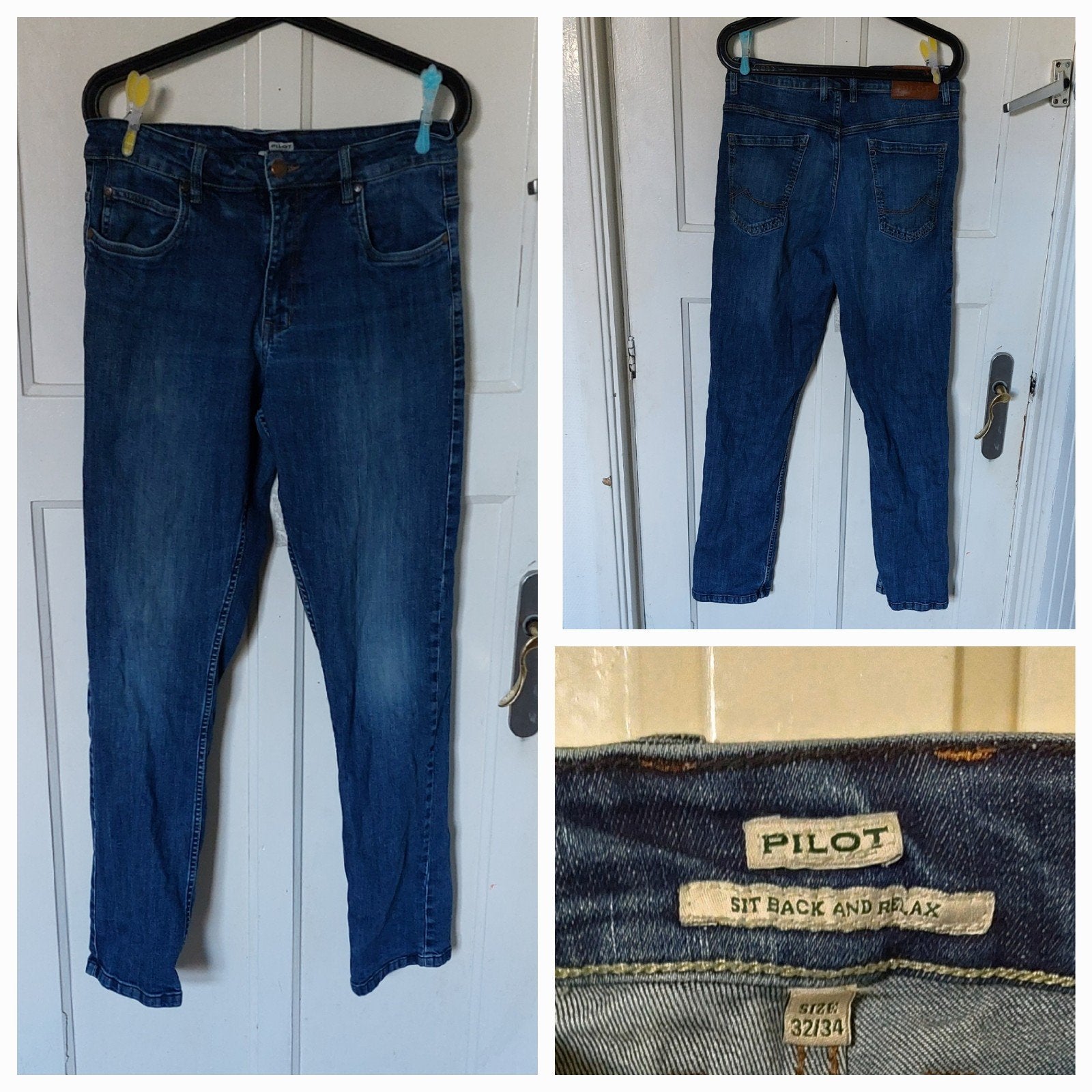 Pilot spijkerbroek maat 32-34, Kleding | Heren, Spijkerbroeken en Jeans, Ophalen of Verzenden