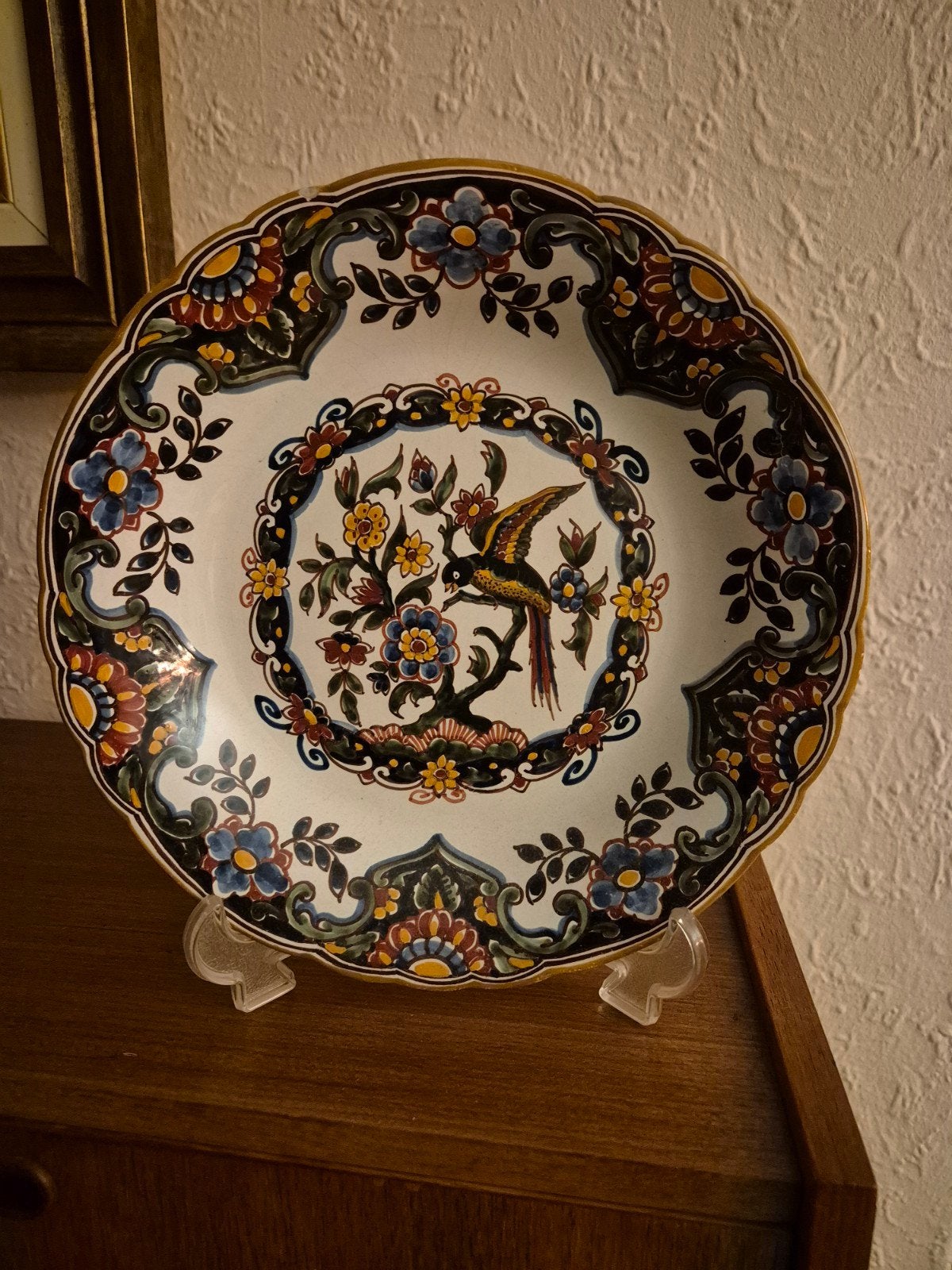 Wandbord Koninklijke Tichelaar Makkum, Antiek en Kunst, Ophalen of Verzenden