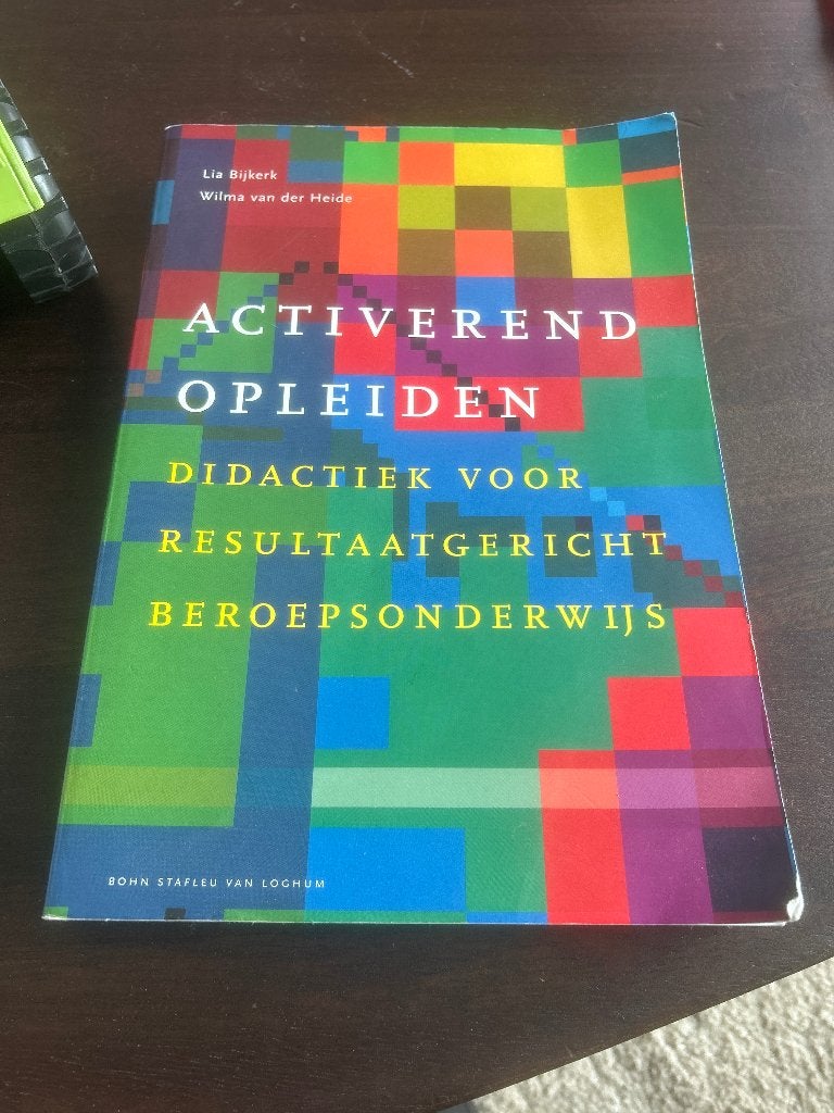 Activerend opleiden, Lia Bijkerk, Zo goed als nieuw, Alpha, HBO