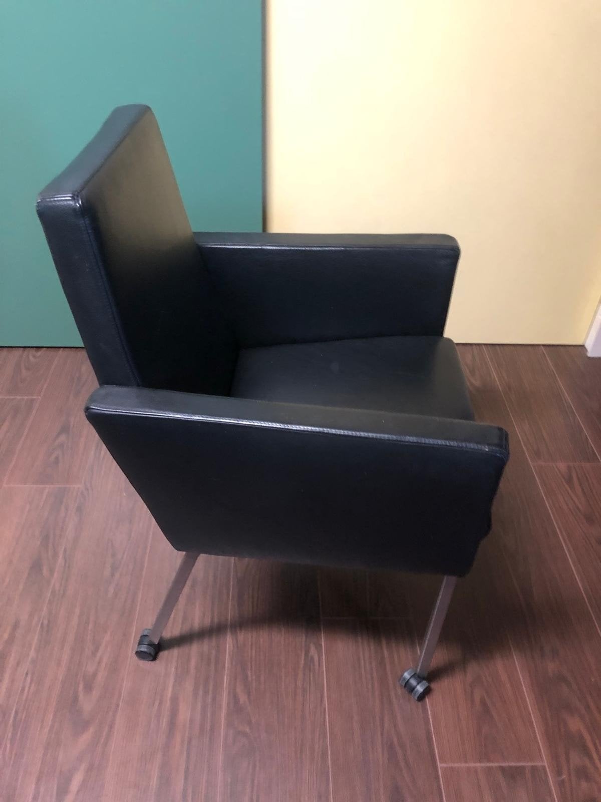 eetkamerstoelen, Huis en Inrichting, Ophalen, Gebruikt, Minder dan 75 cm, Leer