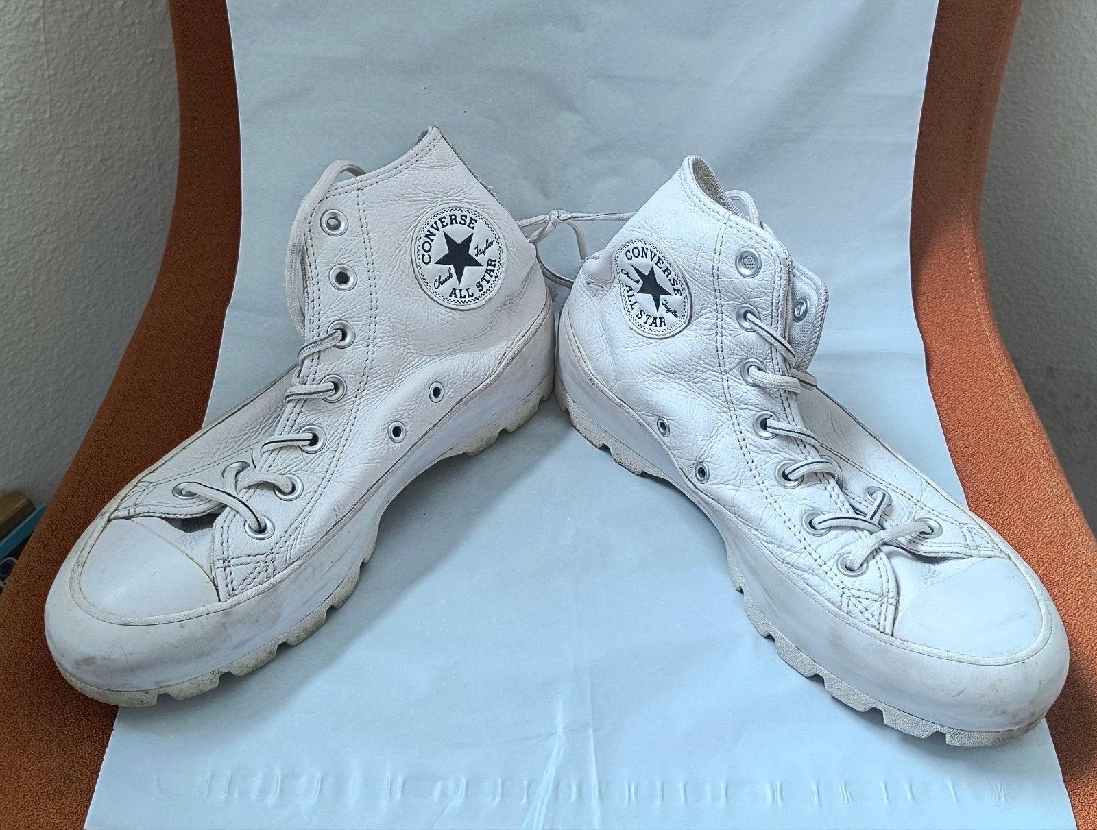Converse All Star Chuck Taylor Hoge Sneakers Wit Maat 38, Wit, Converse, Ophalen of Verzenden, Sneakers of Gympen