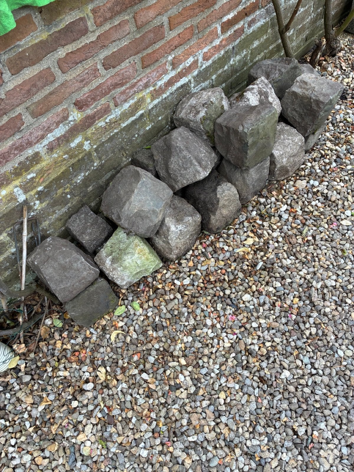 Gebruikte Basalt Keien - Ideaal voor Tuin en Oprit, Gebruikt, Ophalen of Verzenden, Kei, Basalt