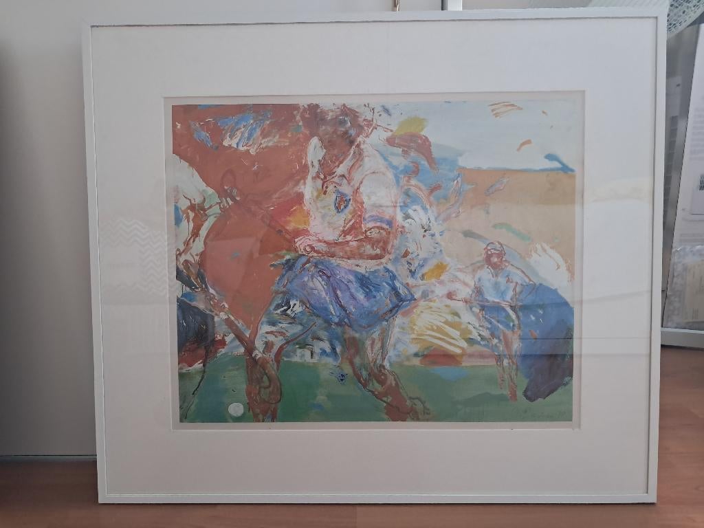 Jan van Diemen 'Hockey', Antiek en Kunst, Kunst | Litho's en Zeefdrukken, Ophalen