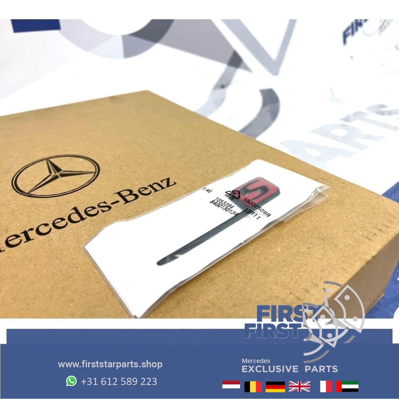 RODE S LOGO A45 CLA45 GLA45 C63 E63 GLC63 GLE63 GT63 G63 S63, Gebruikt, -, Ophalen of Verzenden, -