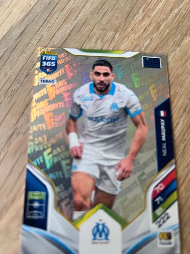 FIFA 365 Neal Maupay Spelerskaart - Olympique Marseille, Ophalen of Verzenden, Zo goed als nieuw, Buitenlandse clubs, Spelerskaart