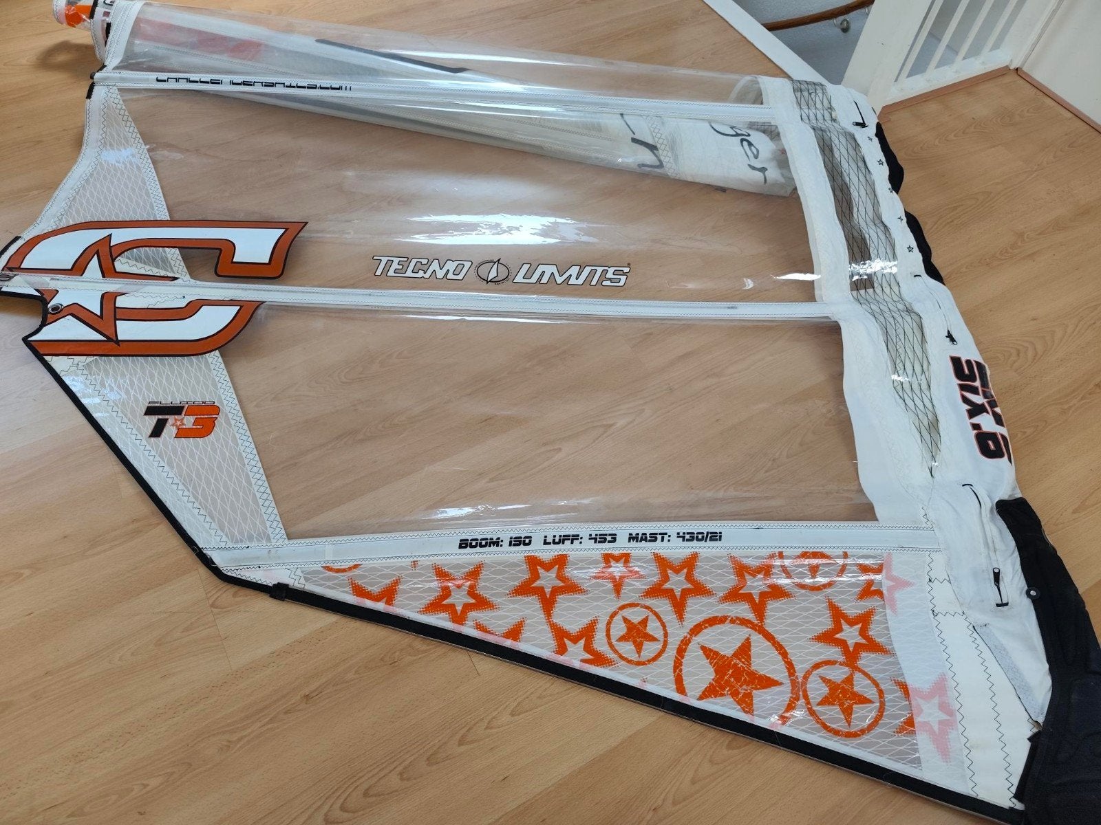 Challenger Sails Fluido T3 6.6, Watersport en Boten, 6.5 m² tot 8 m², Zo goed als nieuw, Zeil, Ophalen