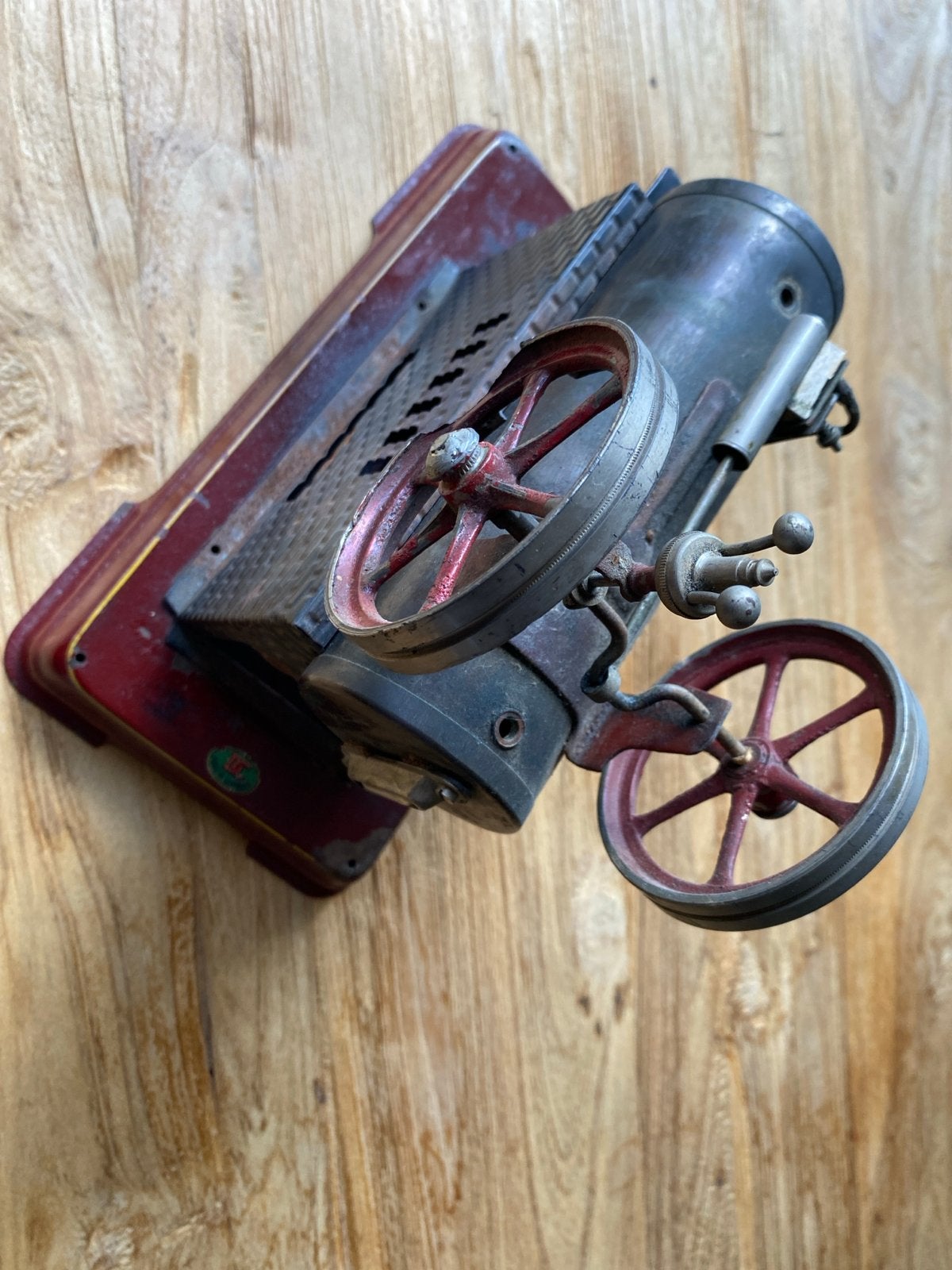 Antieke stoommachine model - Wilesco, Antiek en Kunst, Ophalen of Verzenden