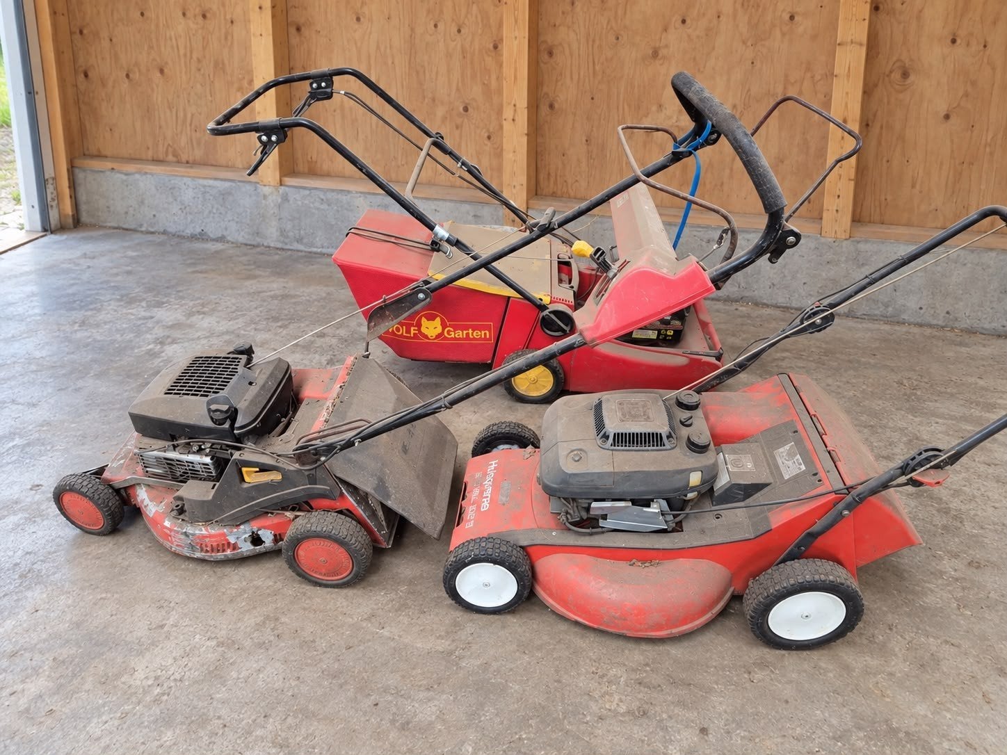 husqvarna royal  CastelGarden Wolfgarden, Tuin en Terras, Ophalen, Gebruikt, Benzine-grasmaaier, Husqvarna, Castelgarden, Wolf Garten