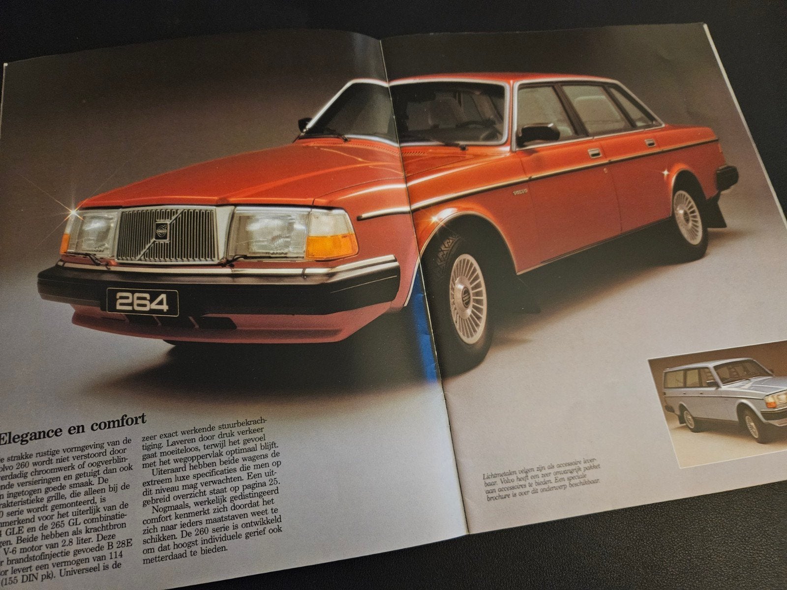 Brochure Volvo 264 / 265 1982, Boeken, Auto's | Folders en Tijdschriften, Ophalen of Verzenden, Zo goed als nieuw, Volvo