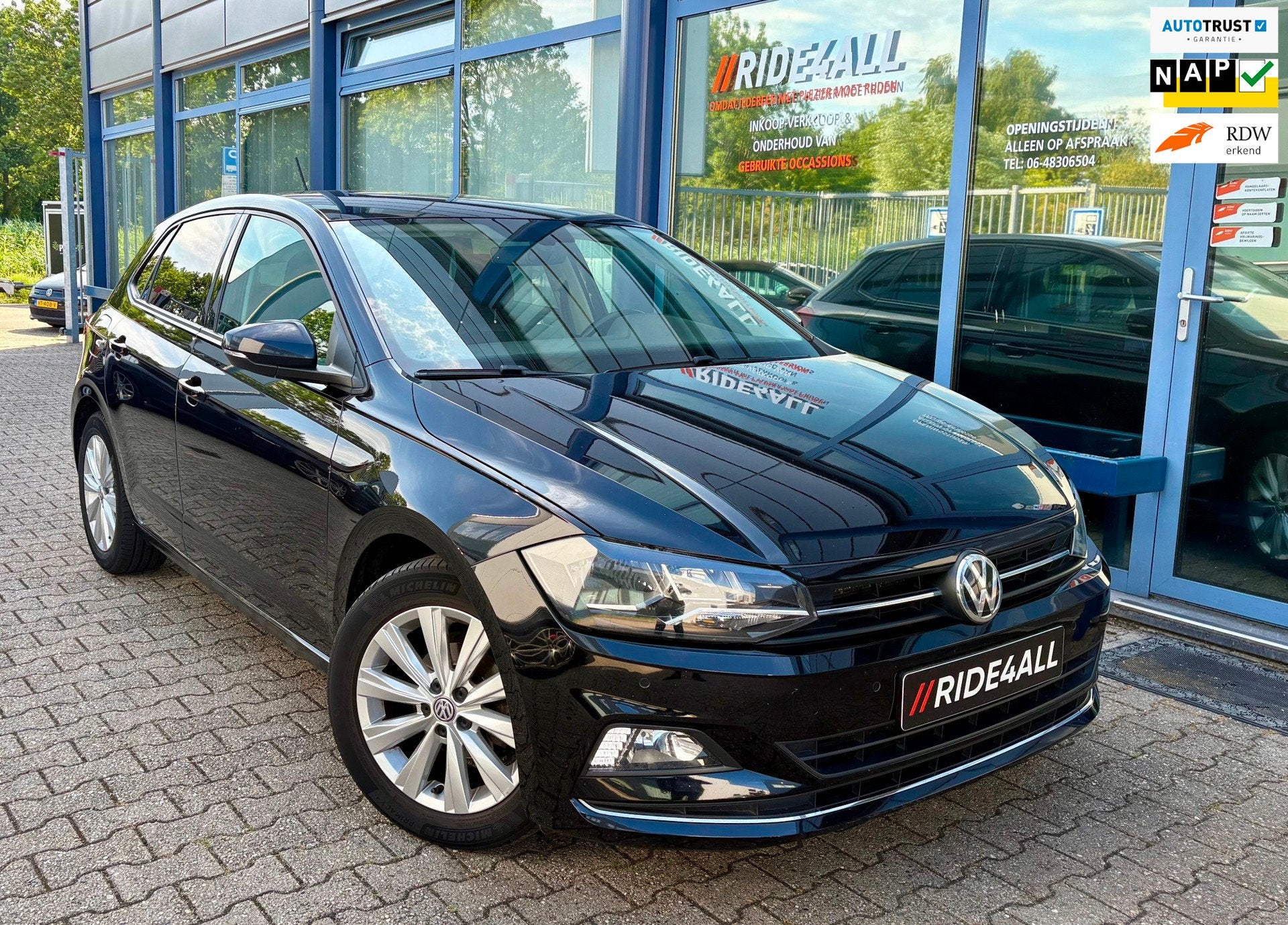 Volkswagen Polo 1.0 TSI Highline/CARPLAY/ACC/NAP/DSG, Dealer onderhouden, Stof, Gebruikt, 95 pk