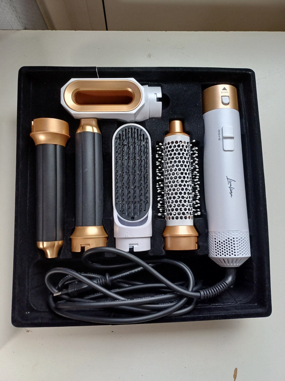 5 in 1 hairstyler, Ophalen of Verzenden, Zo goed als nieuw, Krultang of Stijltang