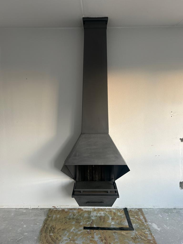 Hout haard, Huis en Inrichting, Ophalen, Vrijstaande haard, Houthaard