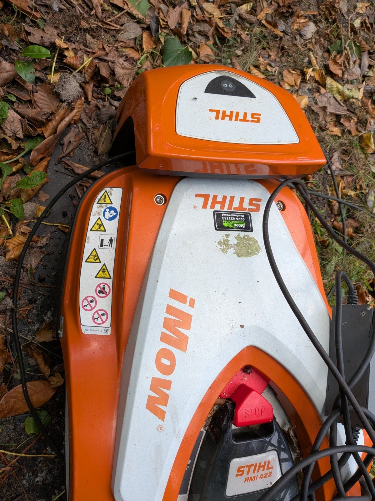 Robotmaaier Stihl iMOW RMI 422, Tuin en Terras, Ophalen, Stihl, Gebruikt, Met regensensor