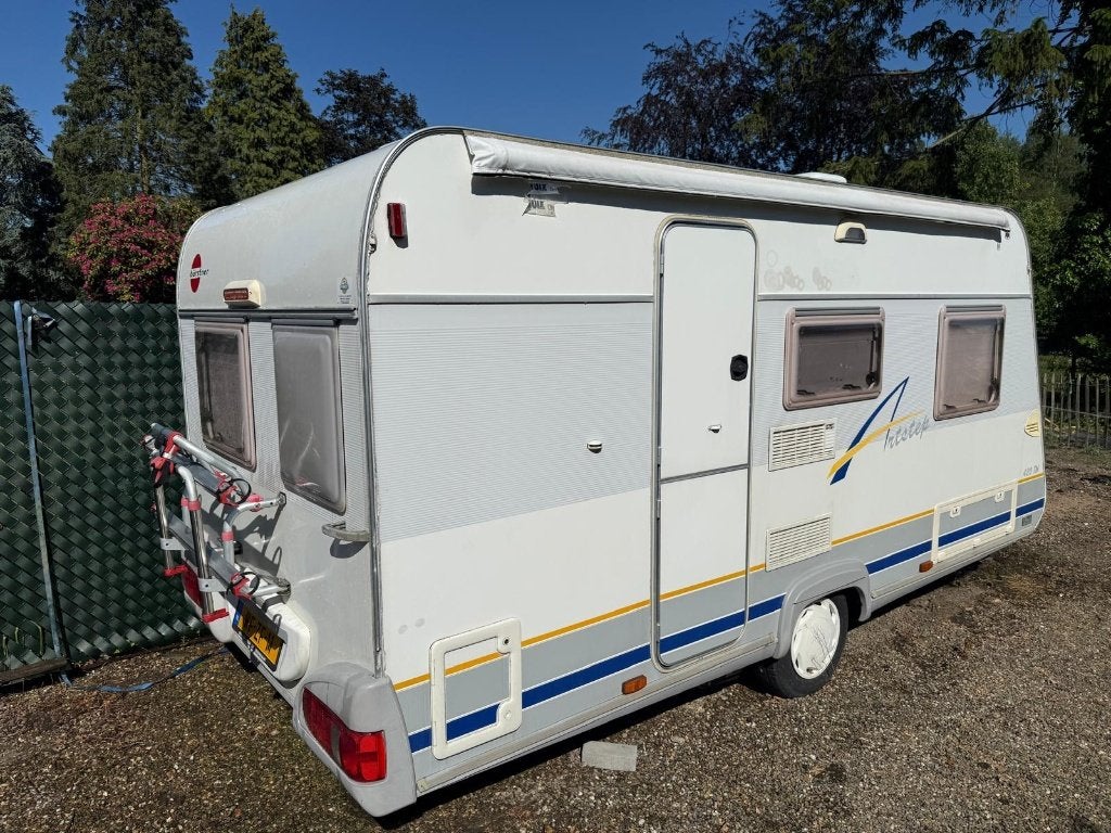 Super Bürstner Artstep 420 TN compleet met mover, luifel etc, Vast bed, Rondzit, 750 - 1000 kg, Particulier