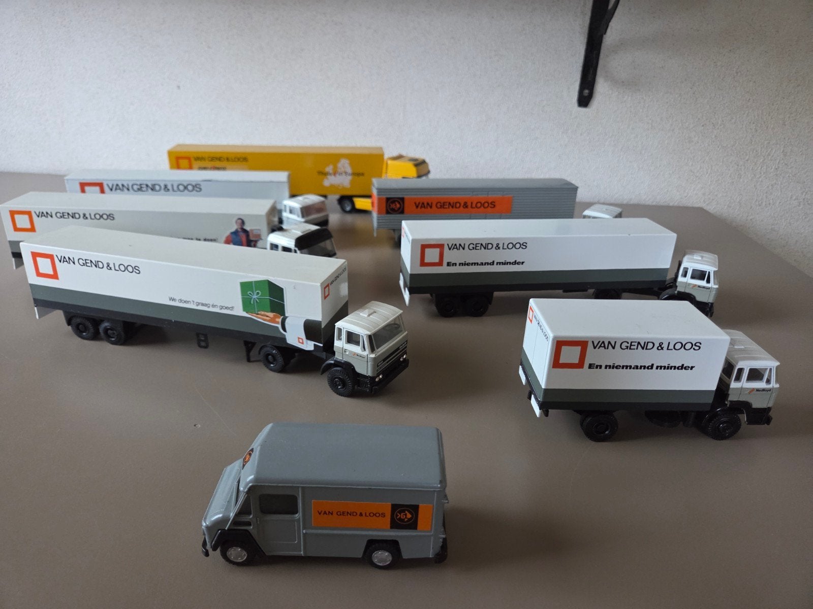 Verzameling Van Gend & Loos modelvrachtwagens, Ophalen, Gebruikt