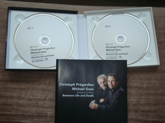 SACD..Pregardien & Gees..Between Life and Death..2cdset.., Inclusief boekje, Overige componisten, Ophalen of Verzenden, Zo goed als nieuw