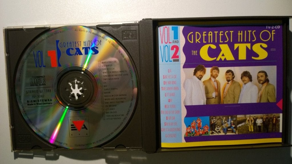 The Cats - Greatest Hits Of The Cats Vol 1 And 2, Ophalen of Verzenden, Zo goed als nieuw, Pop, Album