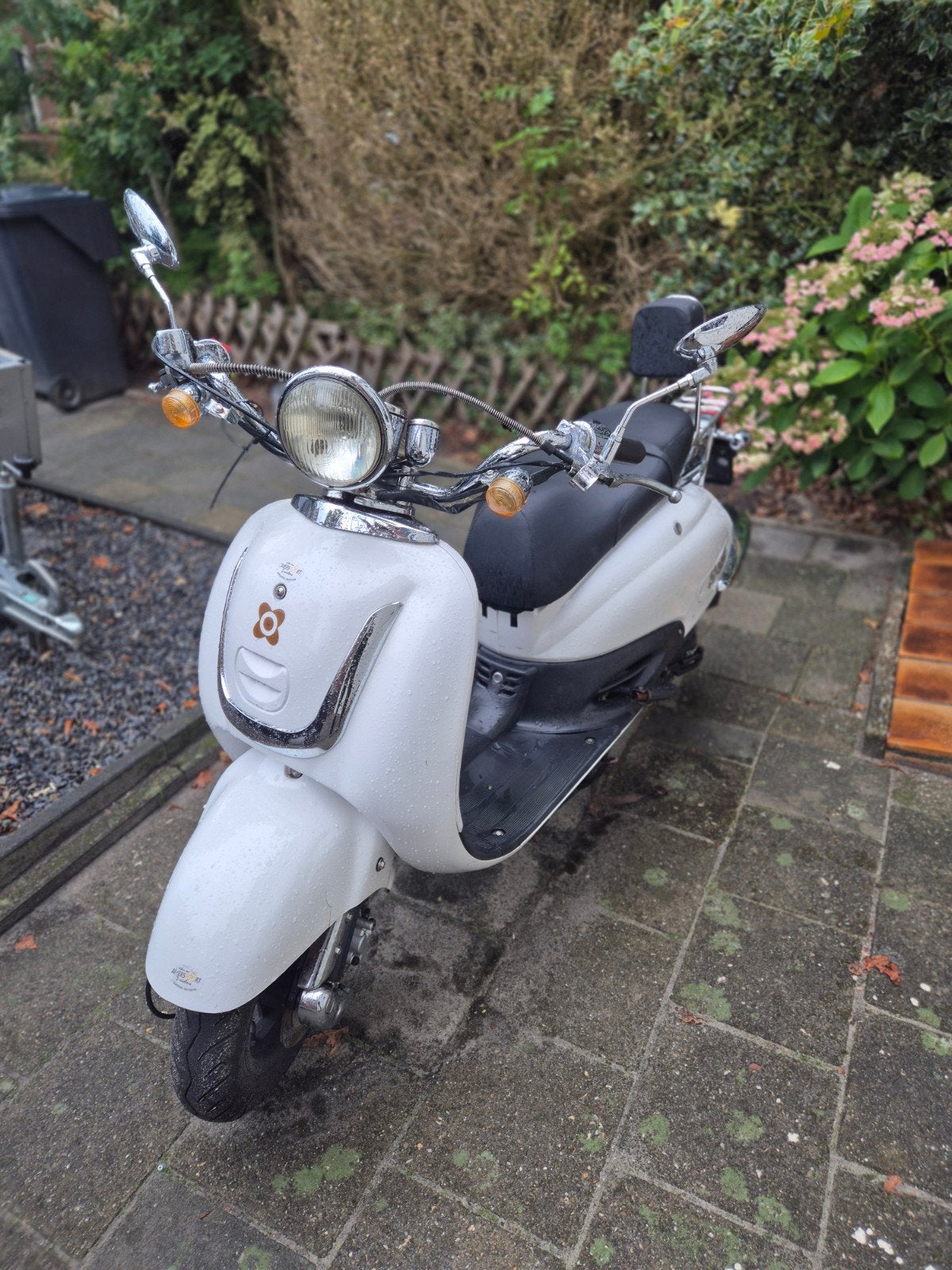 Mooie AGM Retro Scooter uit 2018 - Recent Onderhoud!, Fietsen en Brommers, Gebruikt, Benzine, Ophalen, Overige merken